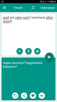 French-Indonesian Translator android App screenshot 1